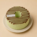 Nutella Drizzle Pandan Chiffon