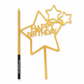 Happy Birthday Candle + Topper