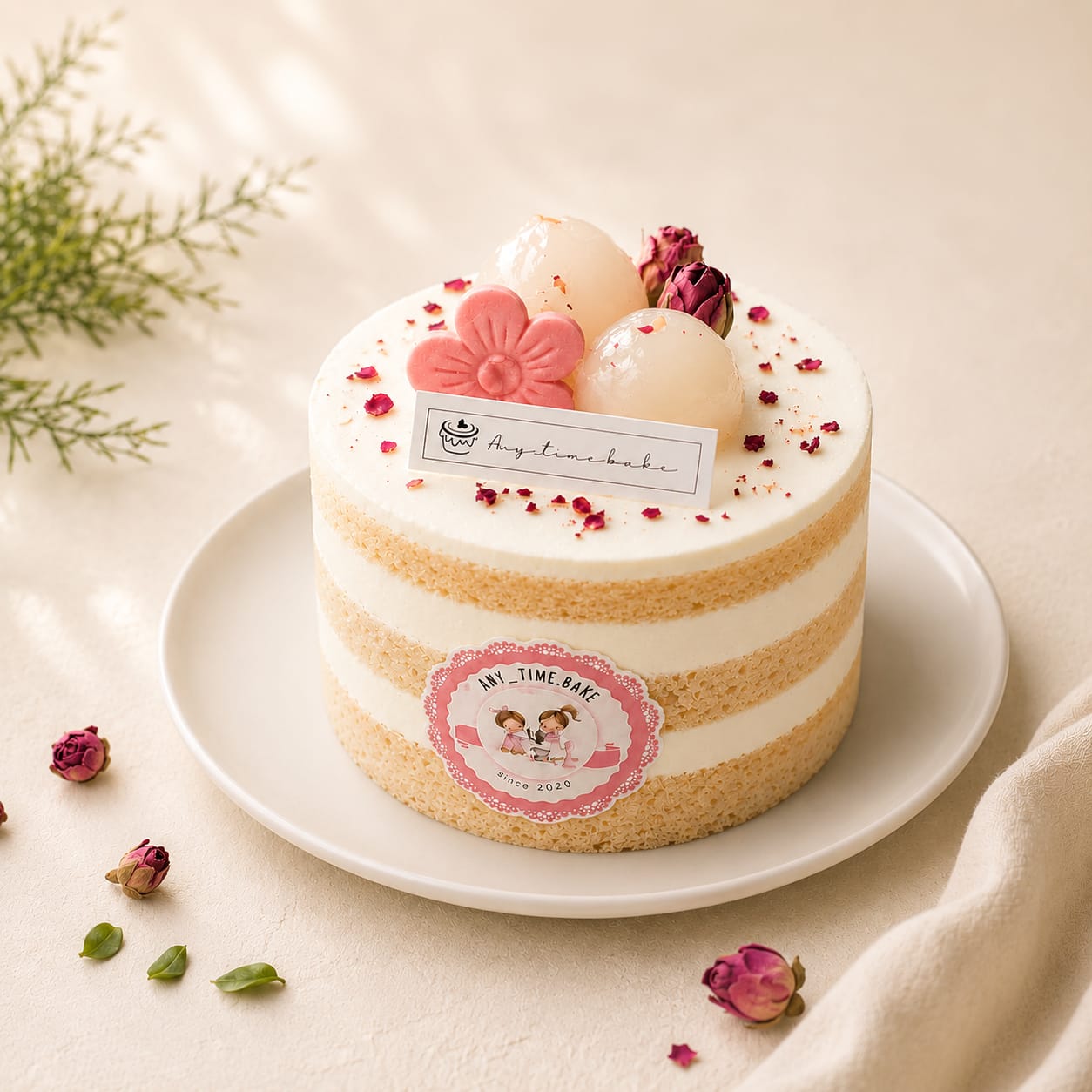 Rose Lychee Blossom Chiffon