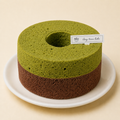 Matcha x Dark Chocolate Duo Souffle Chiffon