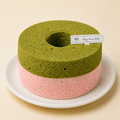 Matcha x Strawberry Duo Souffle Chiffon